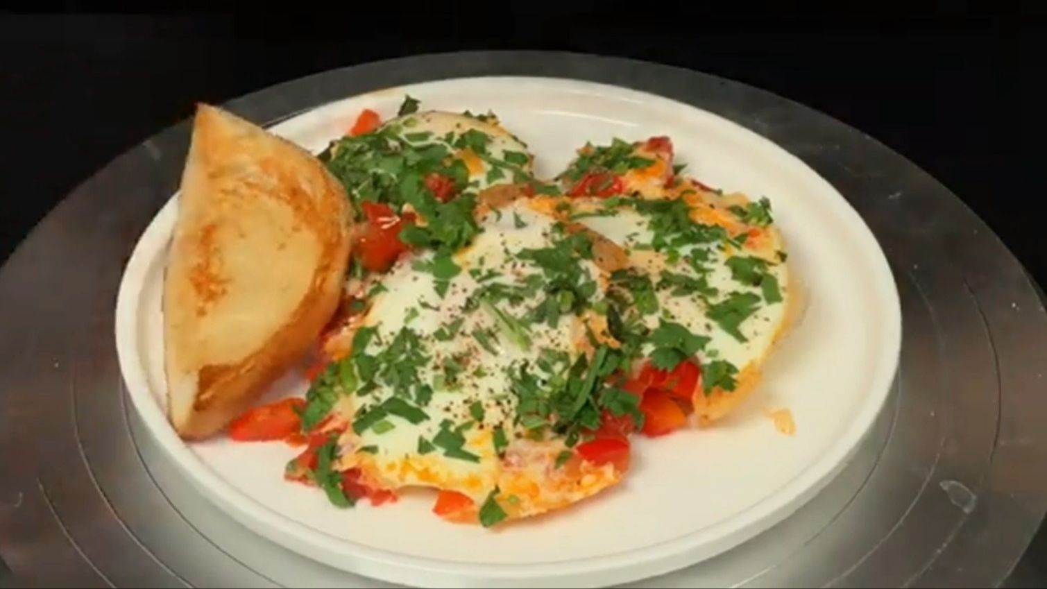 Яйца с помидорами | Быстрый завтрак | Рецепт быстрого завтрака | на скорую руку