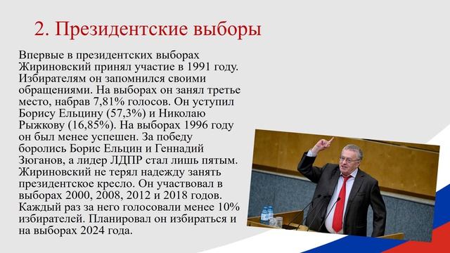 Знаменитый политик XX века В.В.Жириновский