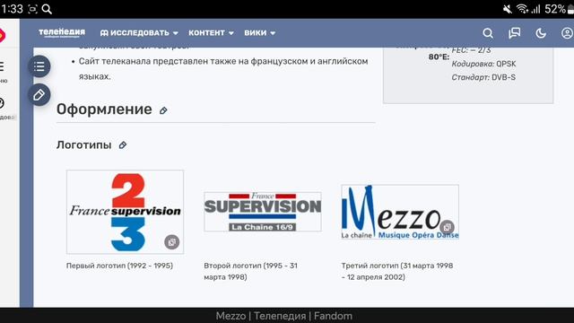 История логотипов всех мультиплексов каналов в Триколор ТВ/V2