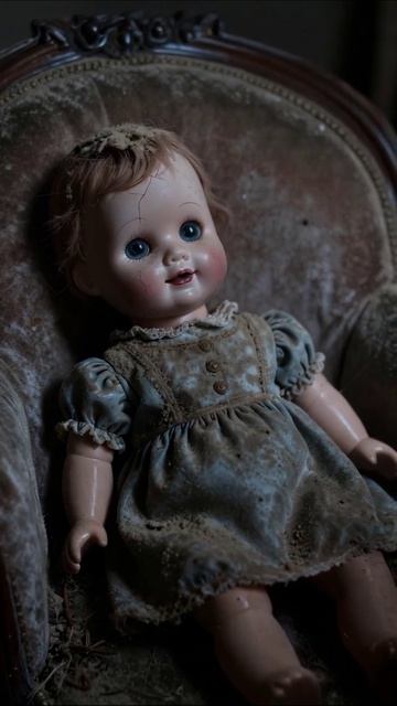 Заброшенная кукла: призрак детства #антиквариат #заброшенныевещи #ностальгия