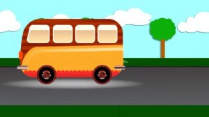 Машинки мультики - Микроавтобус - Приключения Машинки Wheels on the bus