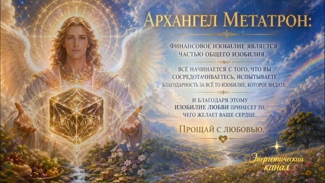 Архангел Метатрон: обретение изобилия