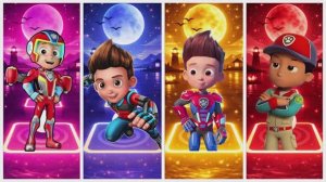 Райдер против Райдера! 🐾 Эпичная битва скинов в Tiles Hop: Щенячий патруль зажигает!