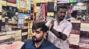 Традиционный пакистанский парикмахерский массаж головы