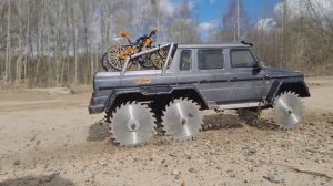 Гелендваген 6х6 на пилах