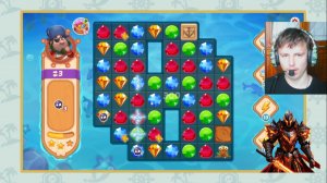 тёмный рыцарь начал проходить нову мине игру и прошёл 1 ур. обычный. в сокровищах пиратов. 49 серия.