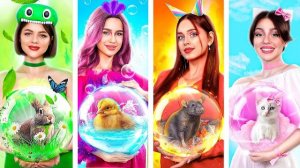 В 4 стихии! Строим секретные домики для животных - огонь, вода, воздух, земля!