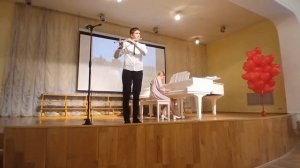 Ф. Шуберт «Военный марш». Исп. Дзех Иван (флейта) и Докшина Мария (фортепиано).mp4