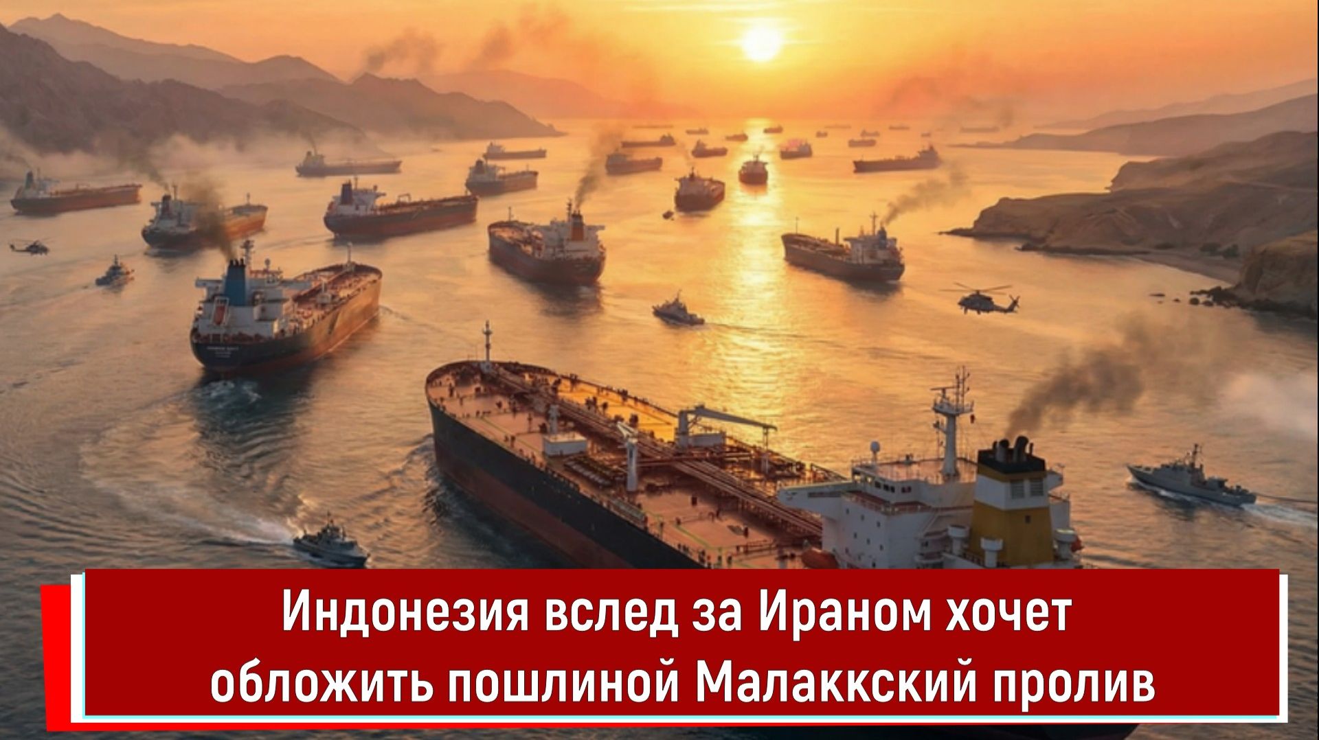 Индонезия вслед за Ираном хочет обложить пошлиной Малаккский пролив