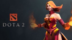 DOTA 2 . ЛИНА шквал огня.