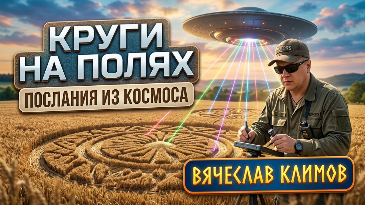 Кто создаёт круги на полях? Вячеслав Климов раскрывает правду