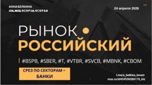 Российский рынок: где формируются сетапы | Часть 3 - Сектор Банки