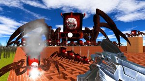 Большой и маленький Чух-Чух Чарльз в лабиринте В Garry's Mod