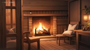 Тепло над огнём — уютная анимация для сна