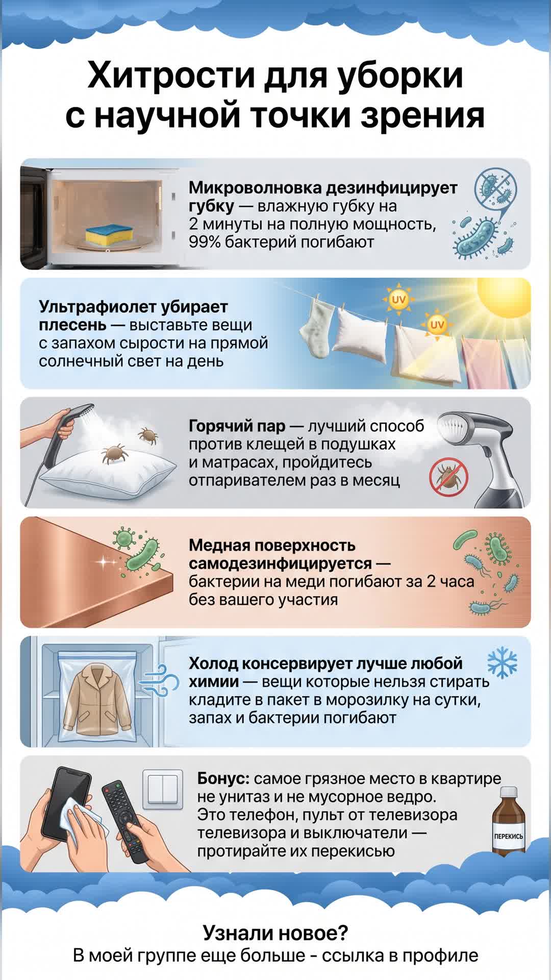 Уборка по-научному: лучшие лайфхаки