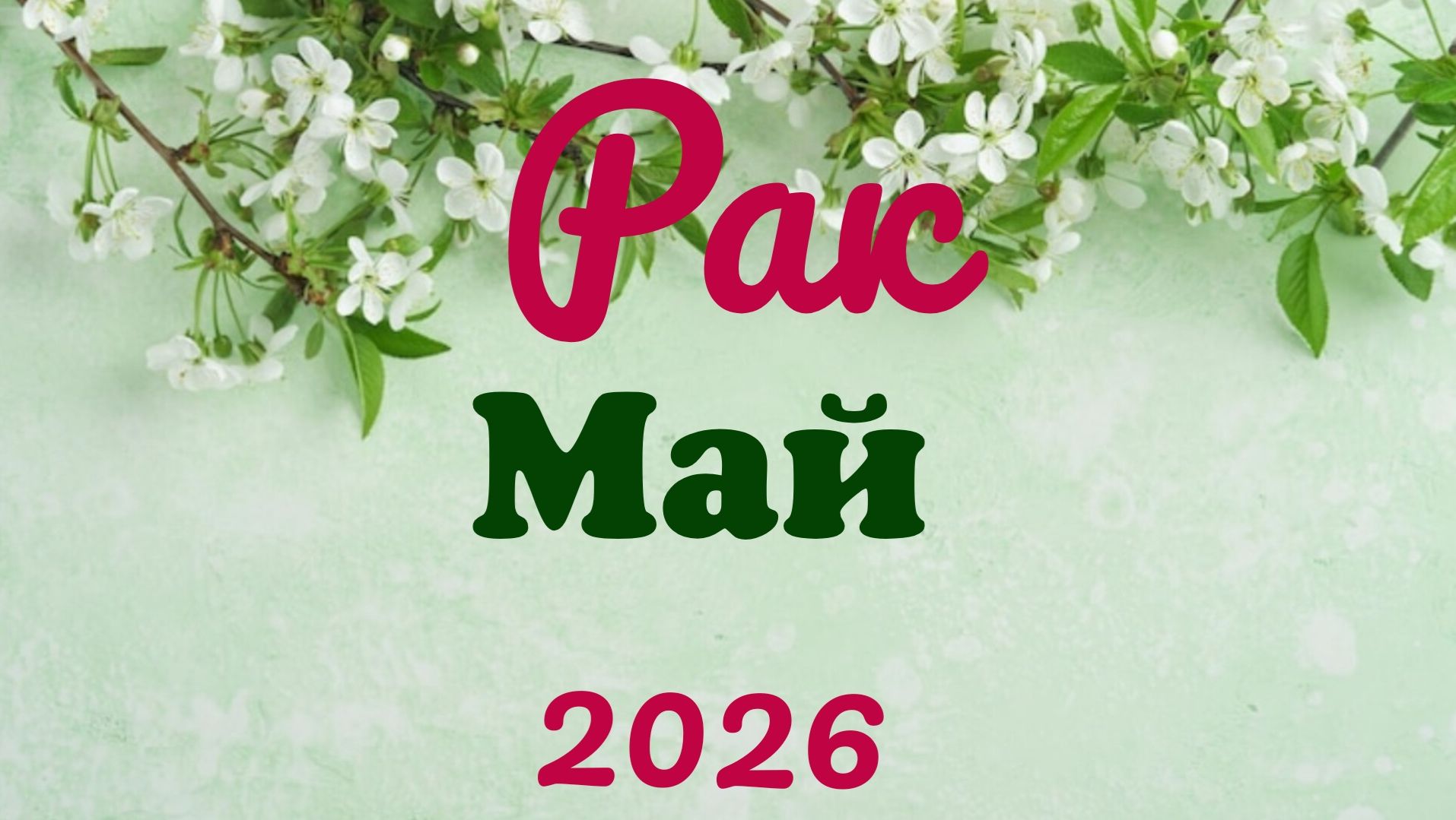 Рак♋ Таро-прогноз на Май🕊