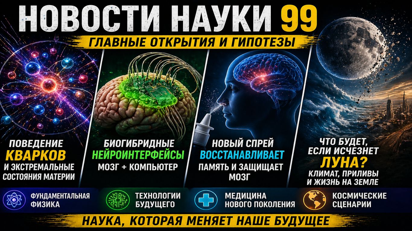 Что будет, если исчезнет Луна? Учёные на шаг ближе к соединению мозга с ПК — и это не всё