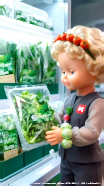 Ролик Магнита с инспектором - советской куклой Машей, оживлённой с помощью ИИ