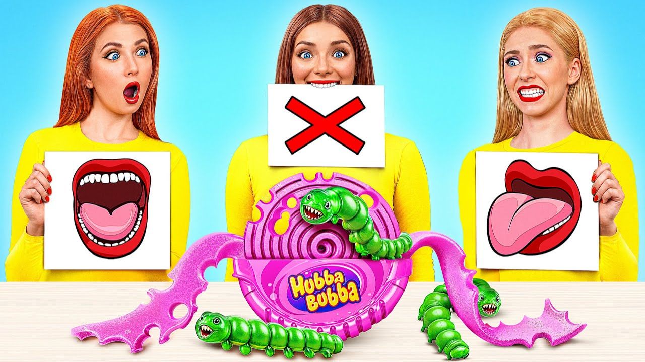 Откуси Лизни или Ничего Челлендж  Сумасшедший Челлендж от Bubba DO Challenge