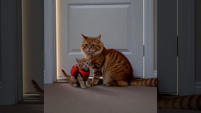 Котята 🐱 Собираемся гулять