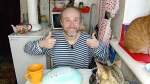 Обед с Рыжулей и Цецилией. Кошка чрезмерно ест. Мукбанг. Обжор. Еда на камеру. Диета. Шизофрения