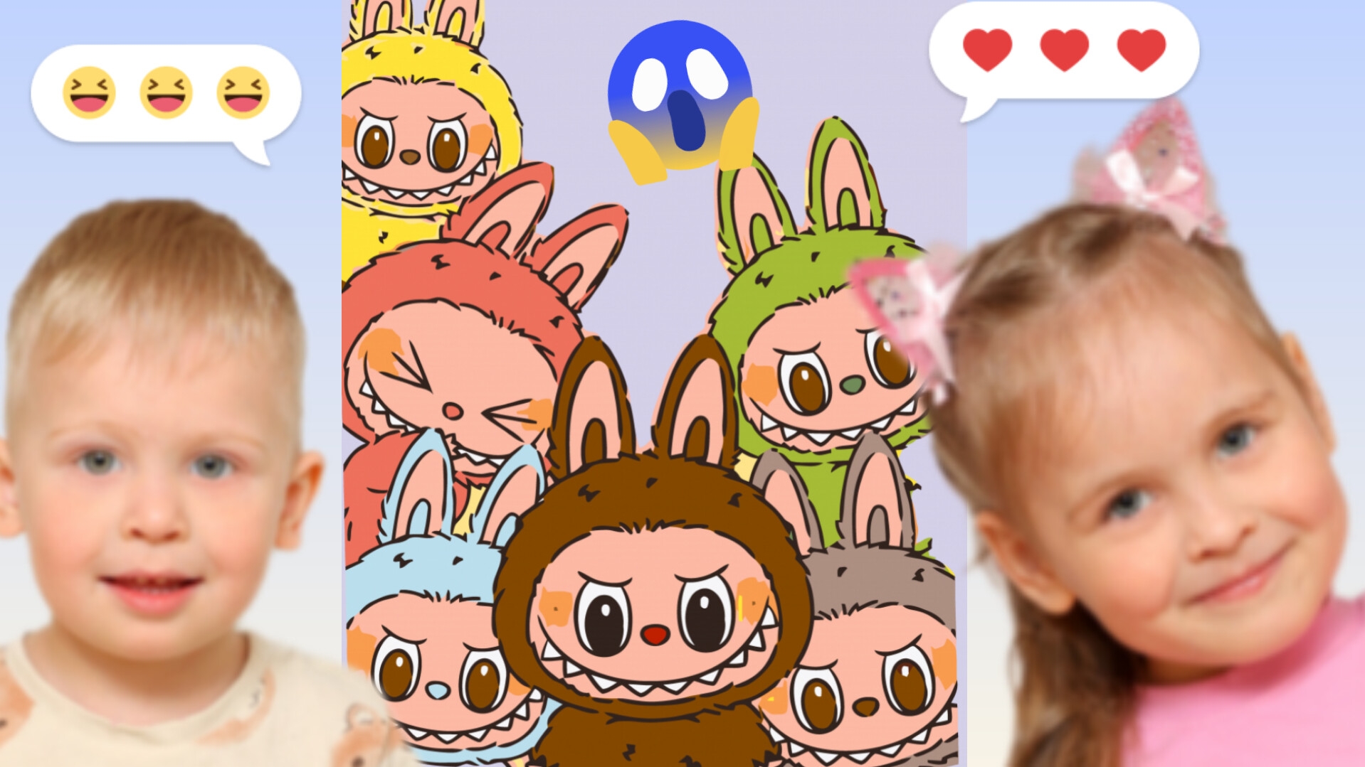 🤪ЛАБУБУ😱 СЛАДОСТИ РАСПАКОВКА ЧЕЛЛЕНДЖ