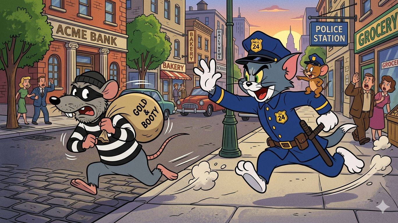 Том стал полицейским?! Том и Джерри Мультфильм (Пародия)