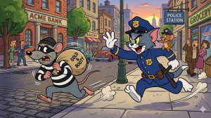 Том стал полицейским?! Том и Джерри Мультфильм (Пародия)