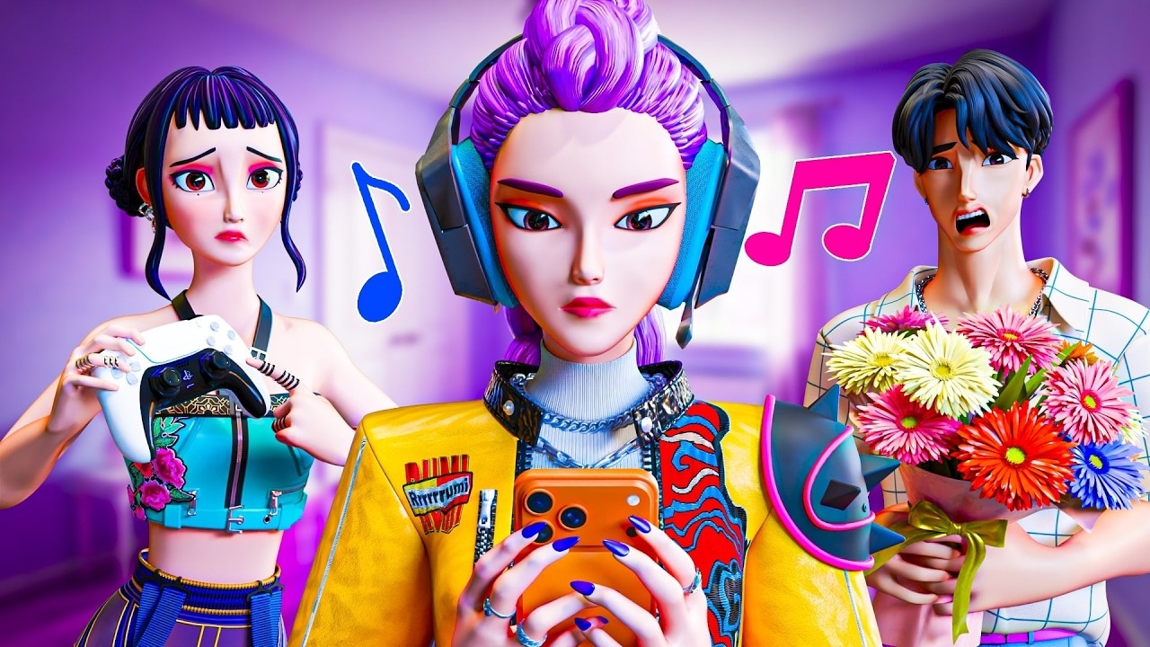 РУМИ ИГНОРИТ ВСЕХ 24 ЧАСА?!! K-POP ОХОТНИЦЫ НА ДЕМОНОВ АНИМАЦИЯ