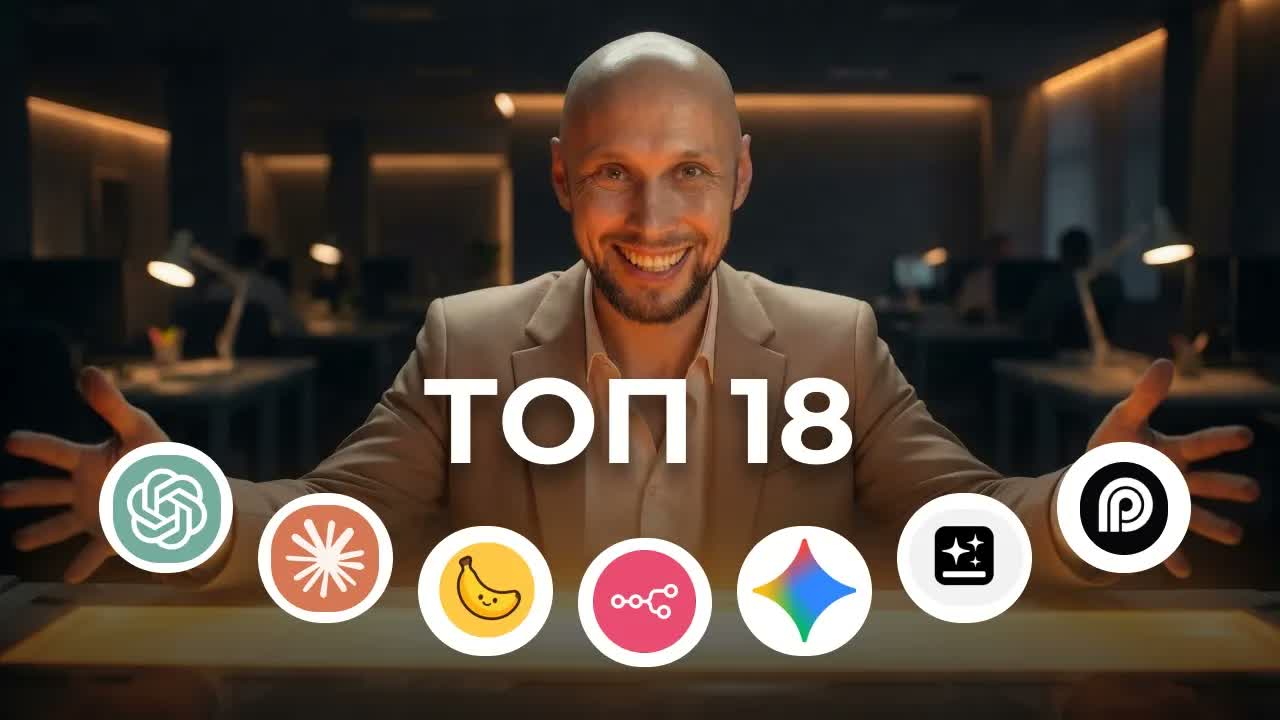 18 КРУТЫХ ИИ-решений для бизнеса. ПРОСТО ПОВТОРИ ЗА МНОЙ!