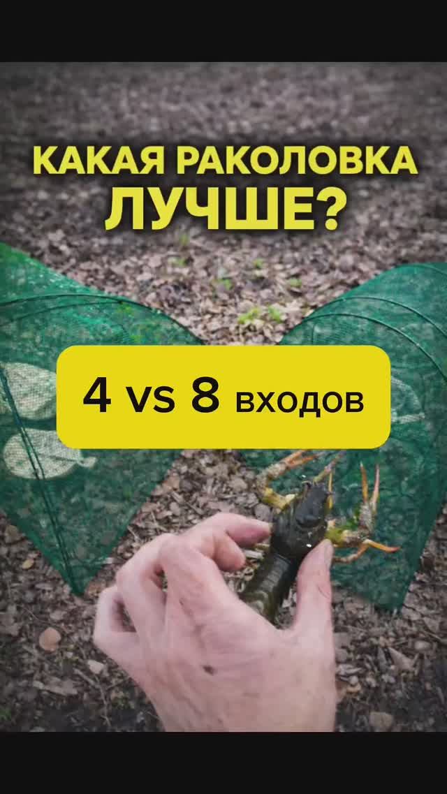 Какая раколовка лучше? 4 или 8 входов?