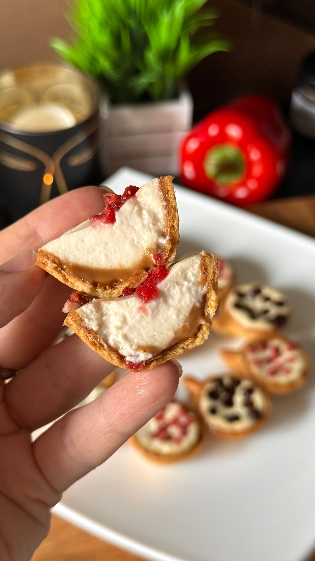 Мини-чизкейки Топлёные карамельки 