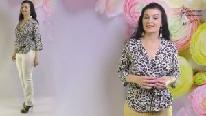 Блузка из штапеля на запах без выкройки своими руками часть 1