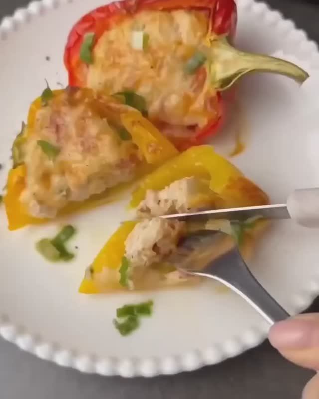 Запеченные перцы.