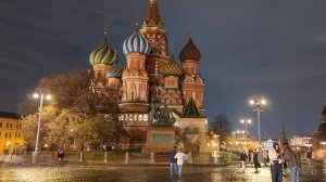 Москва ночная прогулка Красная площадь совсем другая после заката ✨