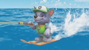 Щенячий патруль, Скай, Маршал, Эверест, Гончик, Крепыш и Роки катаются на водных лыжах. Для детей!