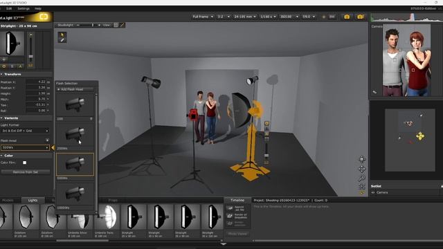 Виртуальная фотостудия Set a light. Как настраивать сцены и свет