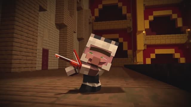 Армия мародеров против армии железных големов, МАЙНКРАФТ АНИМАЦИЯ