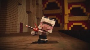 Армия мародеров против армии железных големов, МАЙНКРАФТ АНИМАЦИЯ