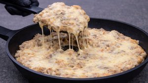 Жюльен на сковороде без духовки! Быстрый и Вкусный рецепт с курицей и грибами