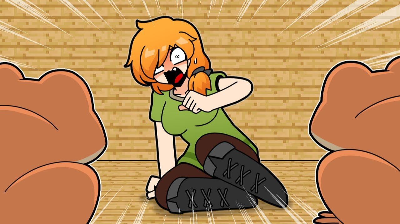 Лягушки страшные | майнкрафт аниме