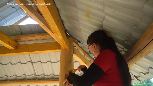The Girls Dream Log Cabin was Beautifully Completed after 30 Days of Hard Work Hoàng Thu Hoài [get.g