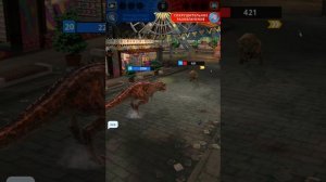 Я получила Императозухуса босса, сражения и победа, « Я играю в Jurassic world Alive «