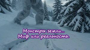 Монстры планеты Земля: миф или реальность?