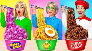 Кулинарный Челлендж# Я против Бабушки # Смешные Ситуации с Едой от Bubba DO Challenge