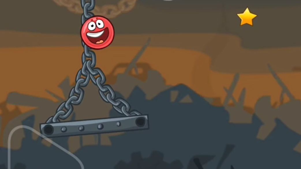 Красный шар.