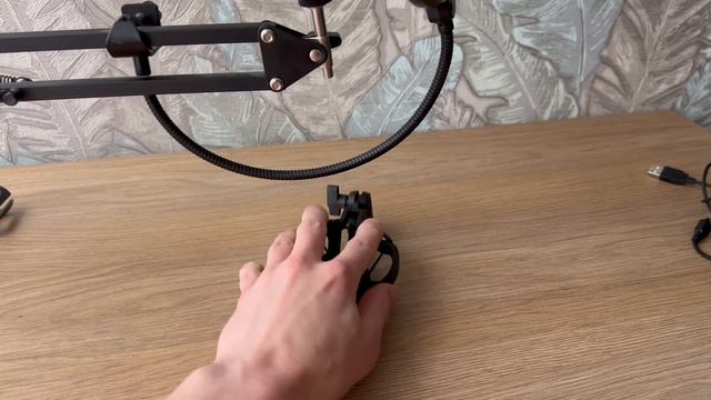 Микрофон + пантограф samson meteor mic