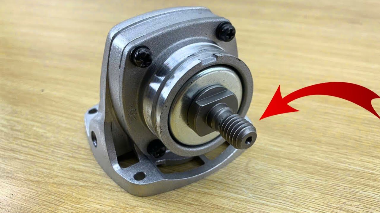 Никогда не выбрасывайте редуктор от УШМ, сделай из него полезный инструмент