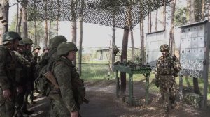 Обучение штурмовиков обращению с инженерными зарядами