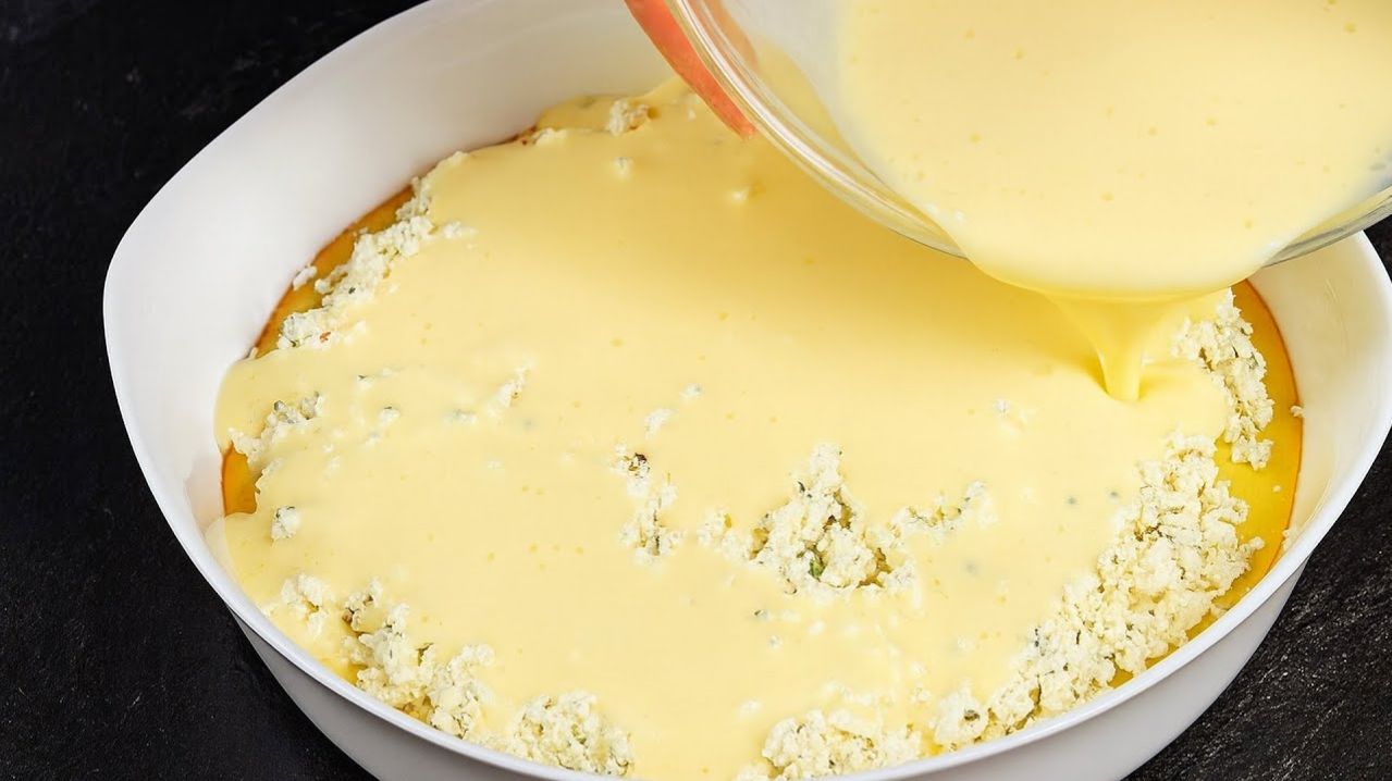 Быстрый Пирог с творогом, который ТАЕТ во рту! За 5 минут работы! Быстро, Просто и очень Вкусно!